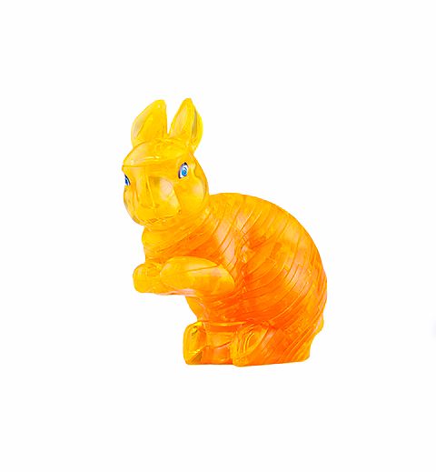 3D головоломка Ice puzzle Кролик (золотой) - фото