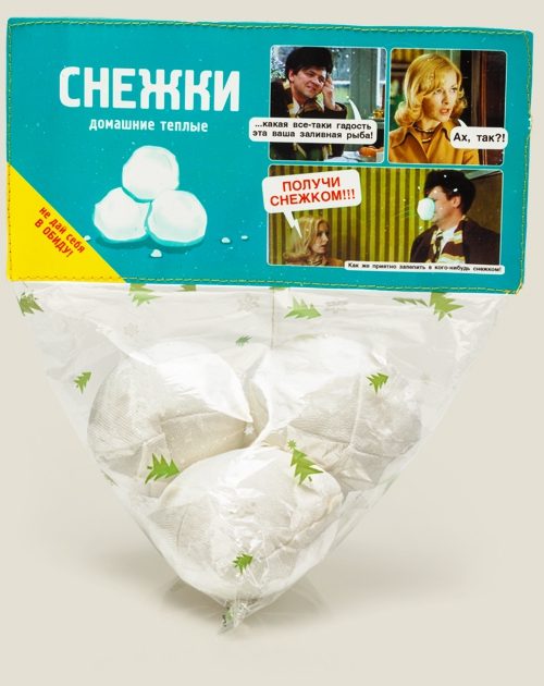 Снежки домашние тёплые - фото