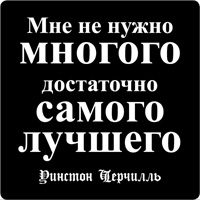 Магниты Цитаты великих людей(Уинстон Черчилль) - фото