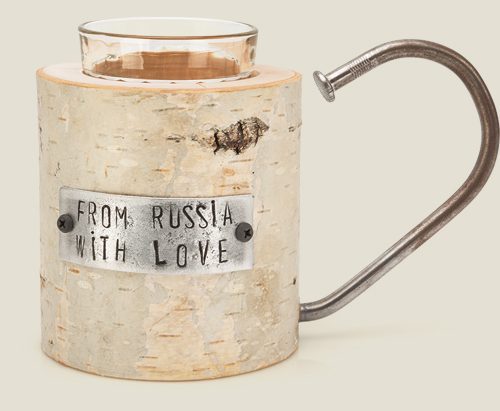 подстаканник из березы from Russia with love - фото