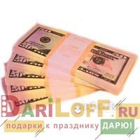 Забавная пачка 50$ - фото