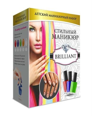 Стильный маникюр Brilliant - фото
