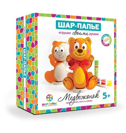 Набор Медвежонок Шар-папье - фото