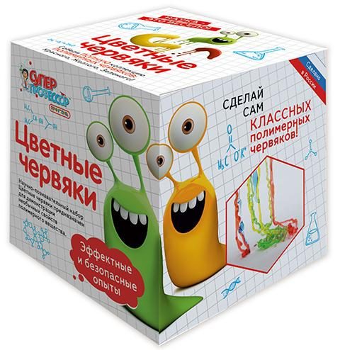 Мини-набор Цветные червяки (цвет в ассортименте) - фото