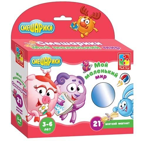 Игра на магнитах Смешарики Нюша и Бараш - фото