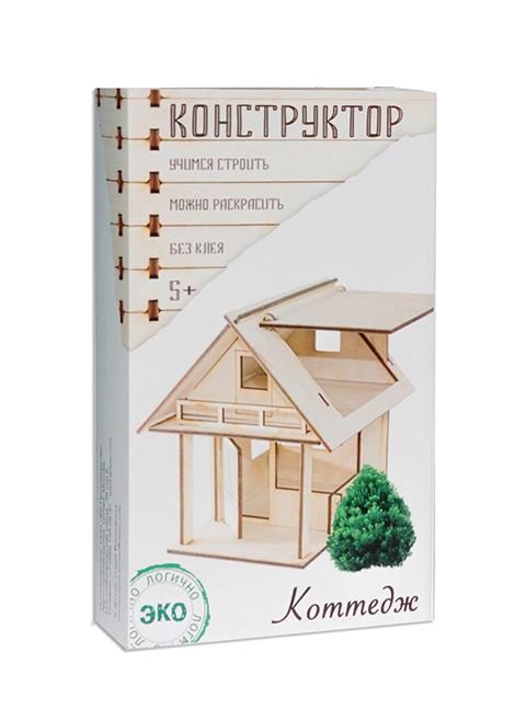 Деревянный конструктор Домик в ассорименте - фото