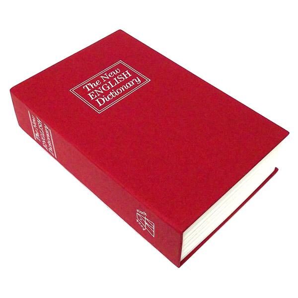 Книга-сейф, металл( Английский словарь гигант,  красная) - фото