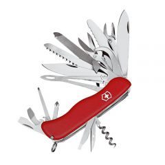 Солдатский нож Victorinox с фиксатором WORK CHAMP Красный - фото
