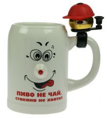 Пивная кружка (набор) Пиво не чай, стакана не хватит - фото