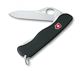 Солдатский нож Victorinox SENTINEL ONE HAND 111мм Черный - фото