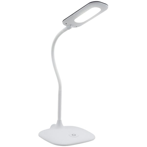 Светильник настольный на подставке Artstyle TL-319W, 7Вт, LED, сенс. упр, гибкая стойка, белый - фото