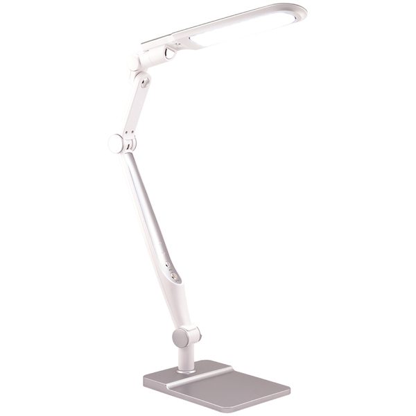 Светильник настольный на подставке Artstyle TL-402S, 10Вт, LED, сенс.уп. регулировка в 6 пол, сереб. - фото