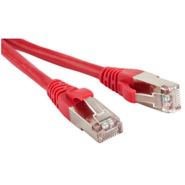 Патч-корд Hyperline PC-LPM-UTP-RJ45-RJ45-C5e-1M-RD Патч-корд UTP, Cat.5e, 1 м, красный - фото