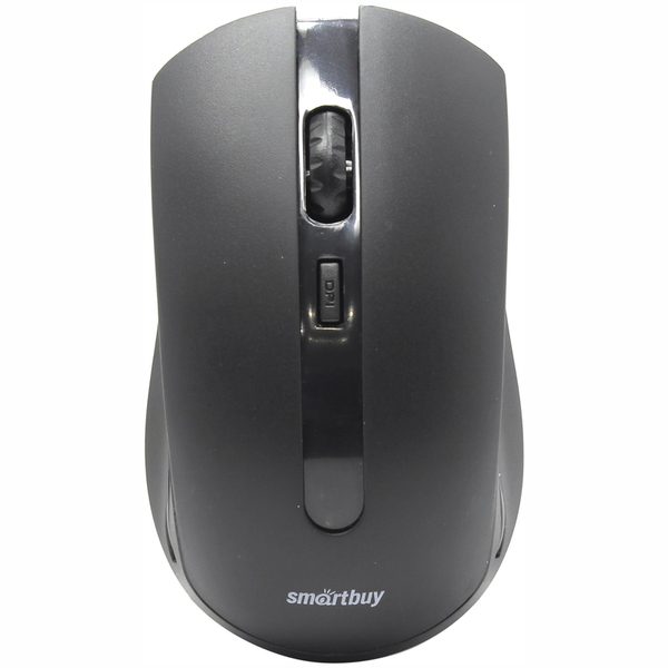 Мышь беспроводная Smartbuy ONE 342AG, черный, 3btn+Roll - фото