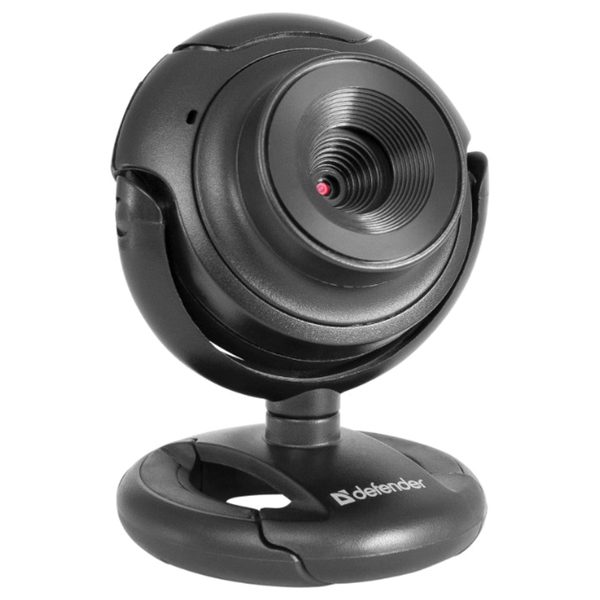 Веб-камера Defender C-2525HD, 2МП, 1600x1200, микрофон, кнопка фото, USB 2.0 - фото