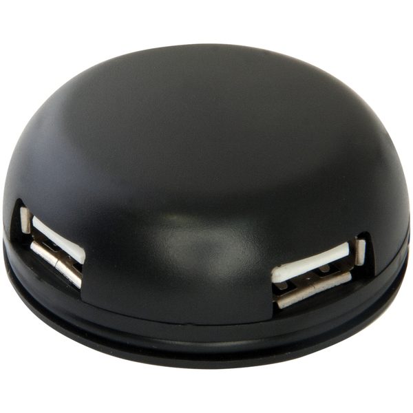 Разветвитель USB Defender Quadro Light USB2.0-хаб, 4 порта, черный - фото