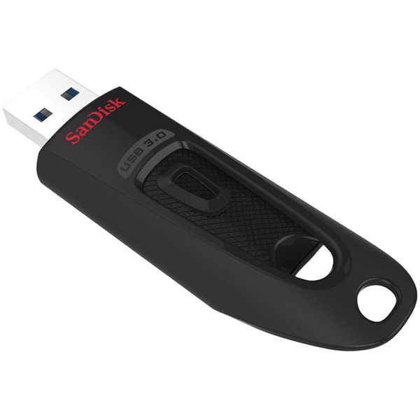 Память SanDisk Ultra  32GB, USB 3.0 Flash Drive, черный - фото