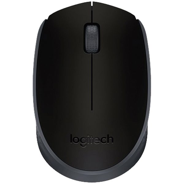 Мышь беспроводная Logitech M171, черный, 2btn+Roll - фото