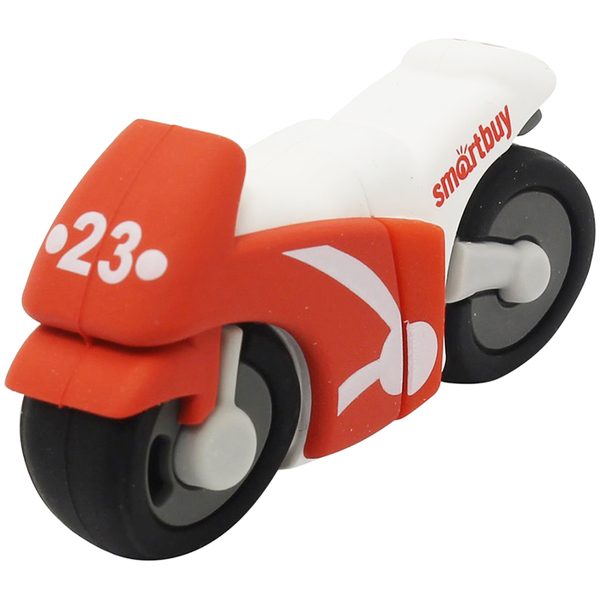 Память Smart Buy Wild series Мотоцикл 16GB, USB 2.0  Flash Drive, красный - фото