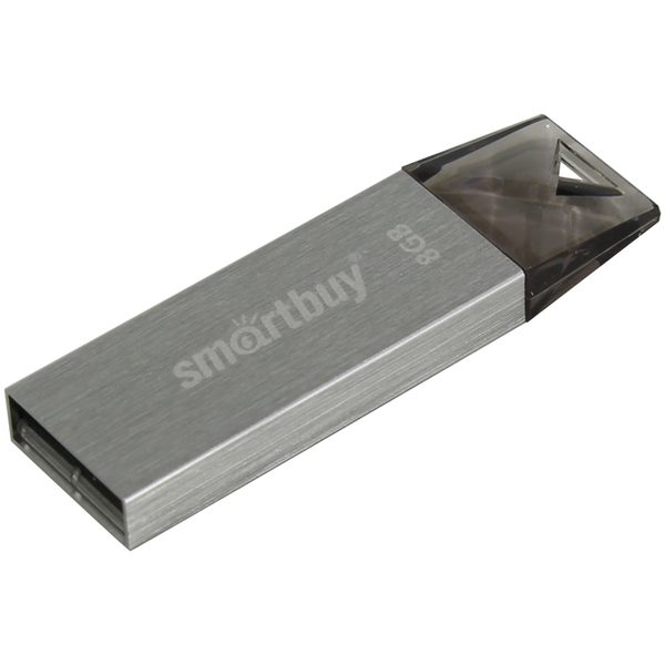 Память Smart Buy U10    8GB, USB 2.0 Flash Drive, серебристый (металл. корпус) - фото