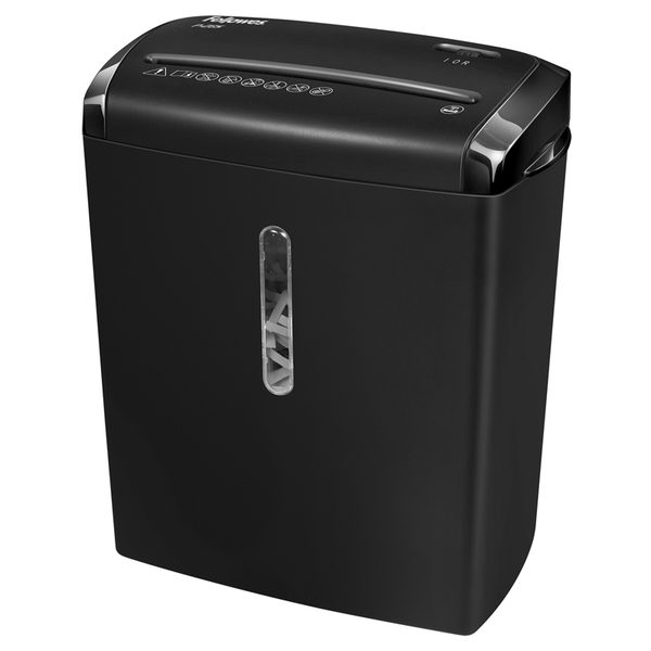 Уничтожитель документов Fellowes PowerShred Р-28S, 2 ур. секр. 8 лист, полосы 6мм, 15л. - фото