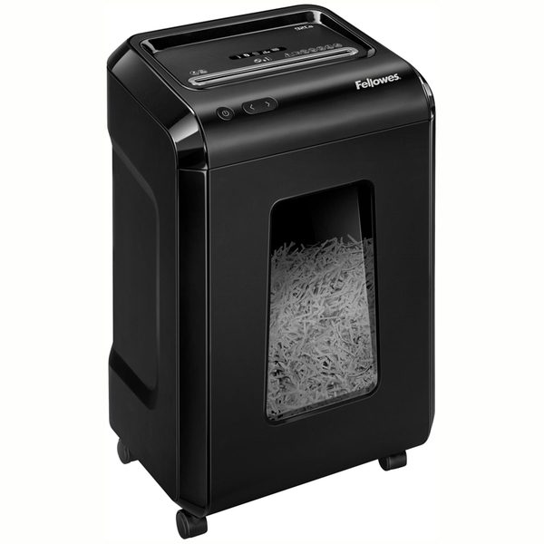 Уничтожитель документов Fellowes 92Cs, 4 ур. секр. 4x38мм, 18 лист, 25л, скрепки, скобы, CD, карты - фото