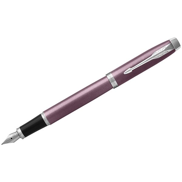 Ручка перьевая Parker IM Light Purple CT синяя, 0,8мм, подар. уп. - фото