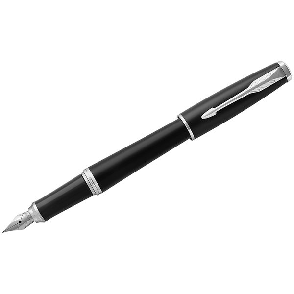 Ручка перьевая Parker Urban Muted Black CT 0,8мм, подар. уп. - фото