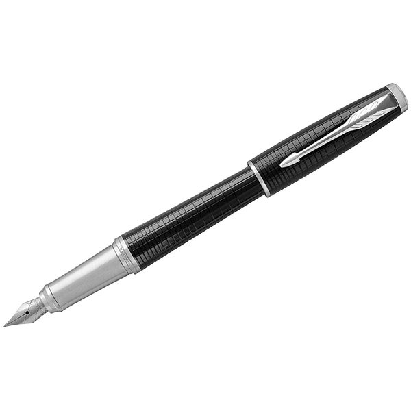 Ручка перьевая Parker Urban Premium Ebony Metal CT 0,8мм, подар. уп. - фото