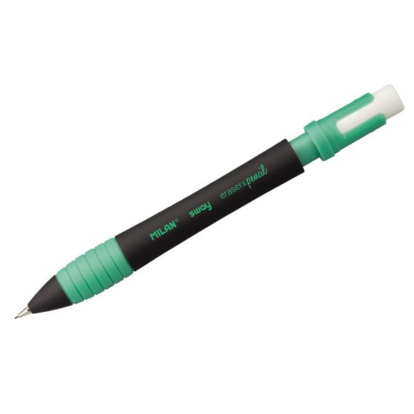 Карандаш механический Milan Sway 0,5мм, c ластиком, ассорти - фото
