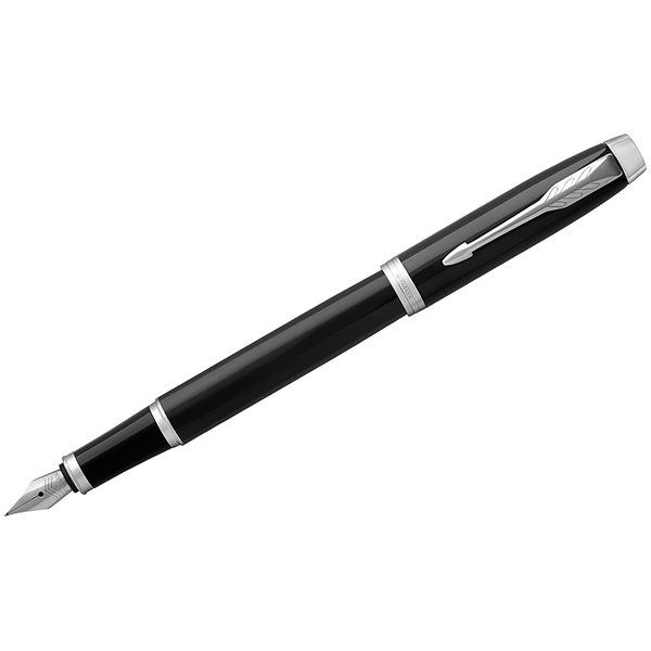 Ручка перьевая Parker IM Black CT синяя, 0,8мм, подар. уп. - фото
