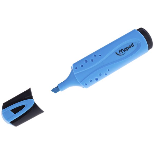 Текстовыделитель Maped Fluo Pep\s Classic голубой, 1-5мм - фото