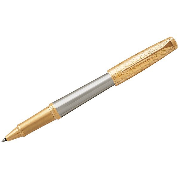 Ручка-роллер Parker Urban Premium Aureate Powder GT черная, 0,8мм, подар. уп. - фото