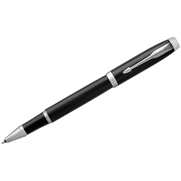 Ручка-роллер Parker IM Black СT черная, 0,8мм, подар. уп. - фото