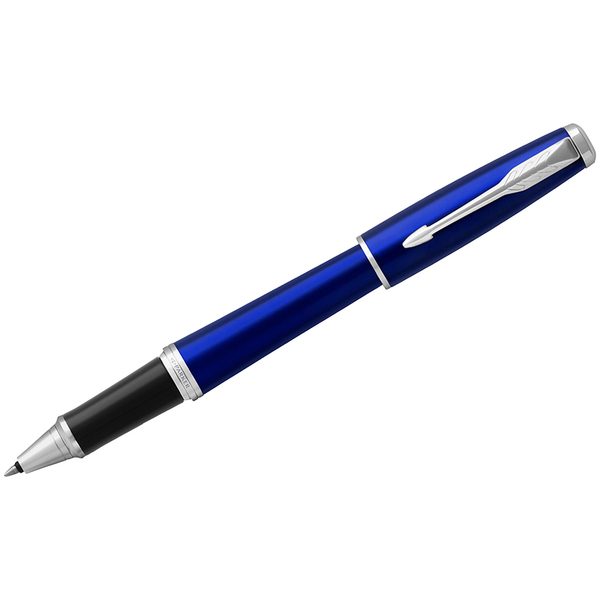Ручка-роллер Parker Urban NightSky Blue CT черная, 0,8мм, подар. уп. - фото