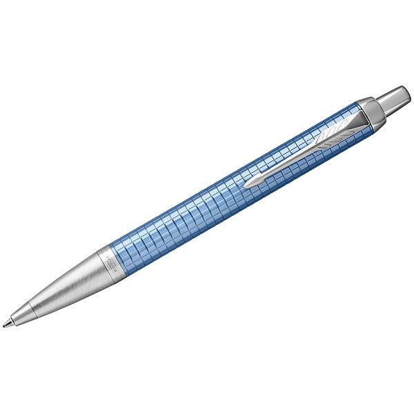 Ручка шариковая Parker IM Premium Blue CT синяя, 1,0мм, кнопочн., подар. уп. - фото