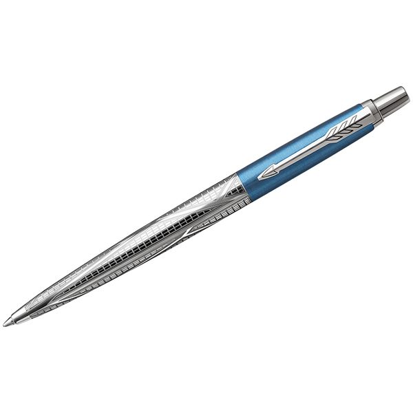 Ручка шариковая Parker Jotter Special Edition Modern Blue CT синяя, 1,0мм, кнопочн., подар. уп. - фото