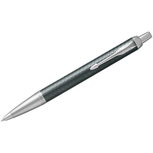 Ручка шариковая Parker IM Premium Green CT синяя, 1,0мм, кнопочн., подар. уп. - фото