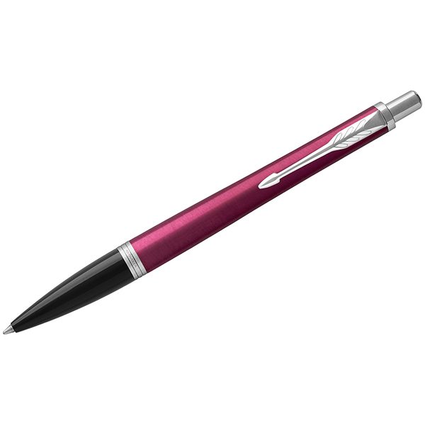 Ручка шариковая Parker Urban Vibrant Magenta CT синяя, 1,0мм, кнопочн., подар. уп. - фото