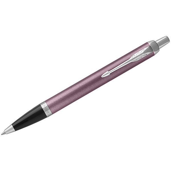 Ручка шариковая Parker IM Light Purple CT синяя, 1,0мм, кнопочн., подар. уп. - фото