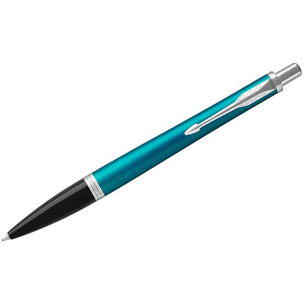 Ручка шариковая Parker Urban Vibrant Blue CT синяя, 1,0мм, кнопочн., подар. уп. - фото