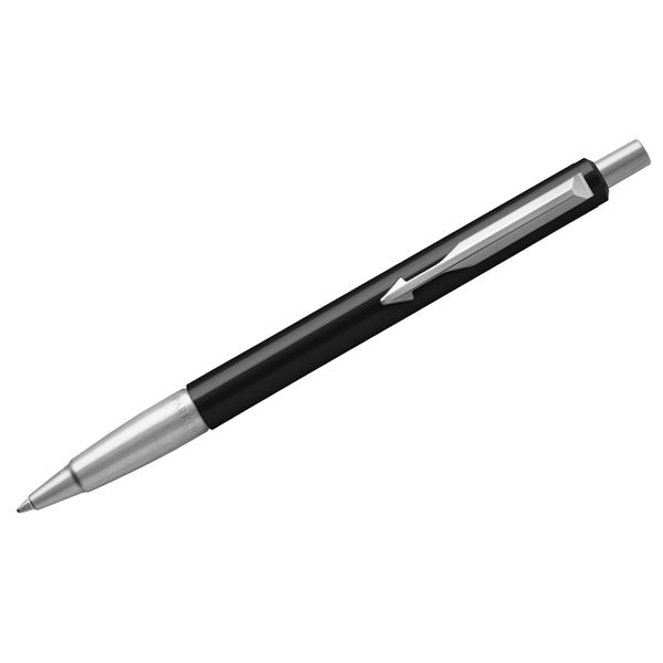 Ручка шариковая Parker Vector Limited Edition Black CT синяя, 1,0мм, кнопочн., подар. уп - фото
