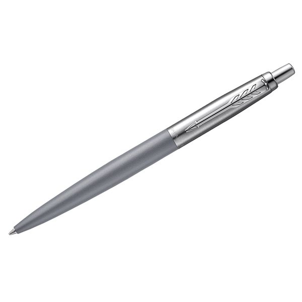 Ручка шариковая Parker Jotter XL Grey CT синяя, 1,0мм, кнопочн., подар. уп - фото