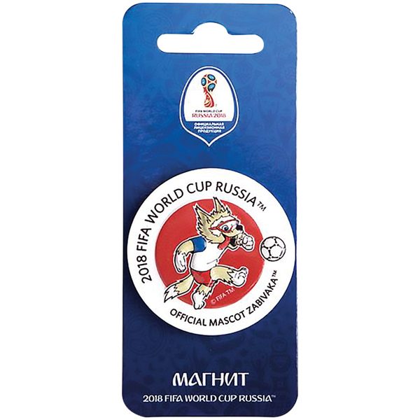 Магнит FIFA2018 Забивака. Вперед!, полистоун - фото