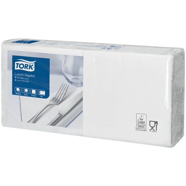 Салфетки бумажные Tork Advanced. Big Pack, 2-х слойн., 33*32,6, белые, 200шт. - фото