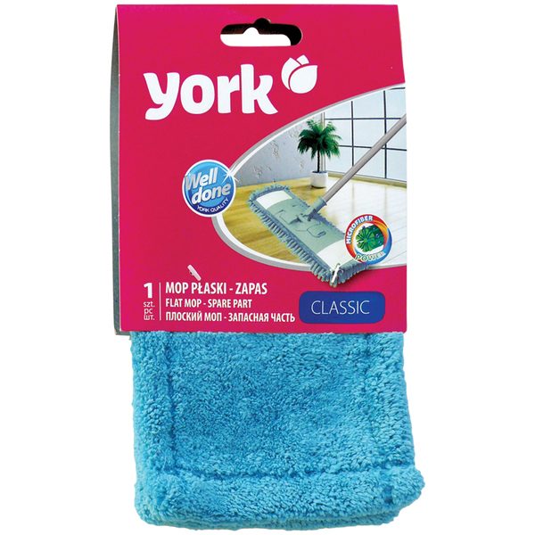 Насадка для швабры York Classic, хлопок, плоский МОП, 410*150мм - фото