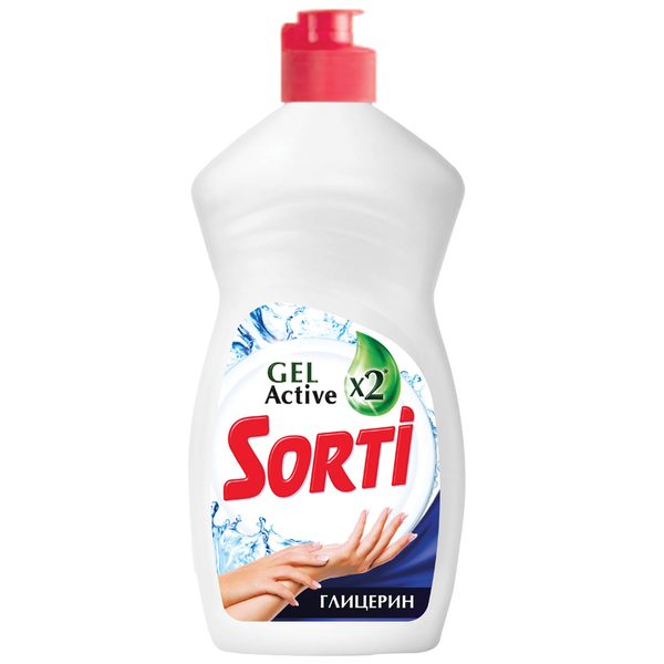 Средство для мытья посуды Sorti Глицерин, 450мл - фото