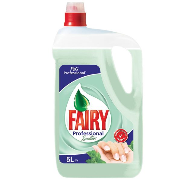 Средство для мытья посуды Fairy Professional Sensitive Зеленый чай, канистра, 5л - фото