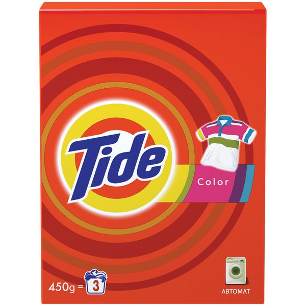 Стиральный порошок для машинной стирки Tide Color, 450г - фото