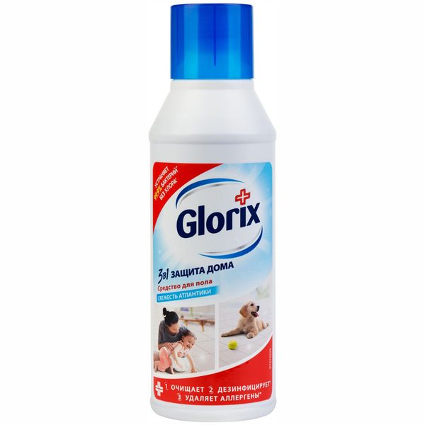 Средство для мытья полов Glorix Свежесть Атлантики, 500мл - фото